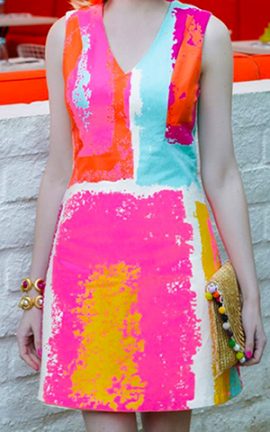EverythingRoseyJulieBrownSplashDressSleeveless Meet Me In Cannes!