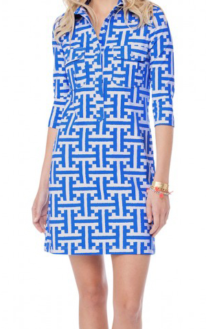 EverythingRoseyPersiforTileWinPennyShirtDressLongSleeves Step Out For Summer
